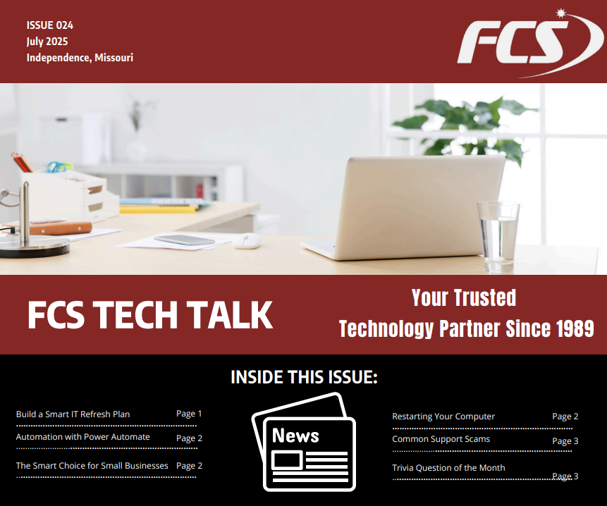 FCS Tech Talk Newsletter - July 2025
