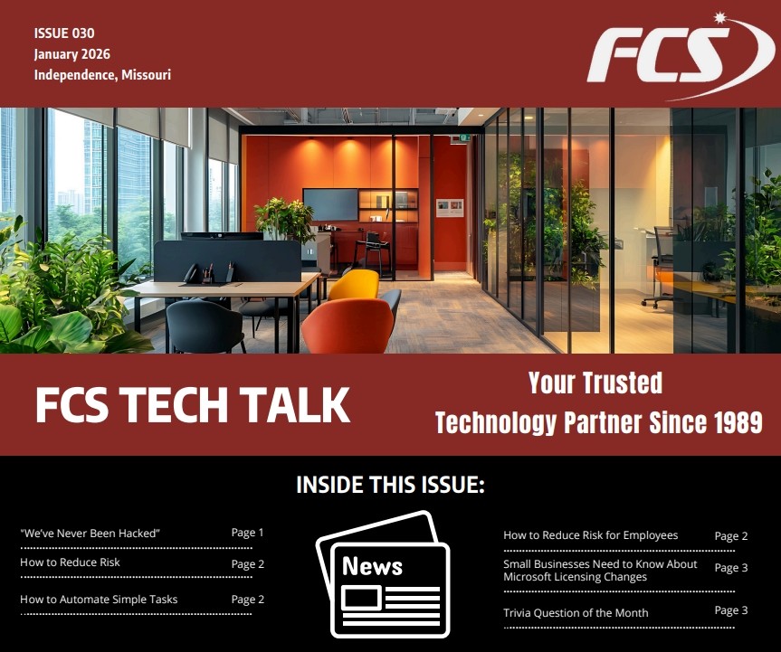 FCS Tech Talk Newsletter - January 2026